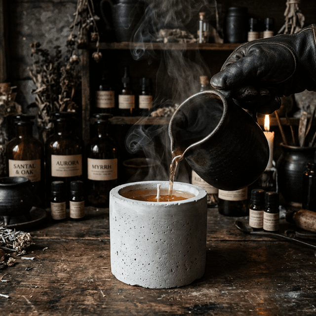 Artisanal pouring process