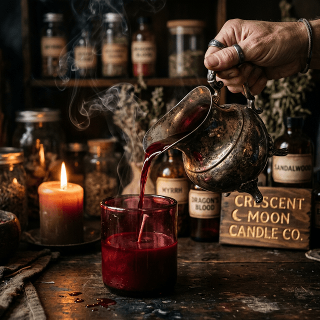 Artisanal pouring process